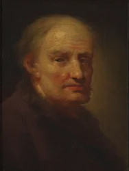 Głowa starego mężczyzny