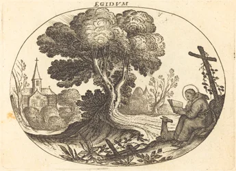 Święty Egidiusz i łania