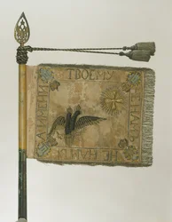 Sztandar pułku kirasjerów Jego Królewskiej Mości, 1800 r