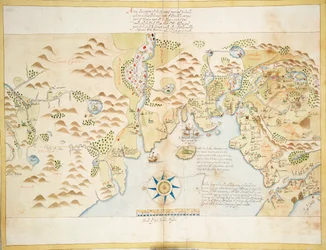 Zatoki Donegal i Sligo, Irlandia, ok. 1600 (płótno, papier)