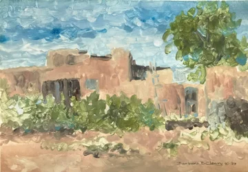 Adobe Serenity, ok. 1980-2000 (monotypia, akryl, mieszane media na papierze)