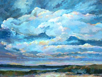 Seria Country Cloud, ok. 1980-95 (olej na płótnie)