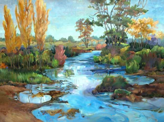 Marais De Cygnes, ok. 1990-2005 (olej na płótnie)