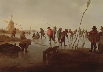 Łyżwiarstwo figurowe na Frozen Waterway, XVII wiek