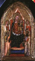 Madonna z Dzieciątkiem i św. Bartłomiejem i innymi świętymi.