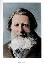 John Ruskin, angielski krytyk, poeta i artysta, ok. 1880 r.