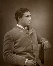Maurice Barrymore, brytyjski aktor, 1886