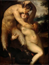 Jowisz i Antiope, ok. 1596