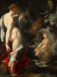 Nimfa Salmakis i Hermafrodyta, ok. 1580-1582