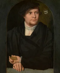 Portret mężczyzny (olej na desce)