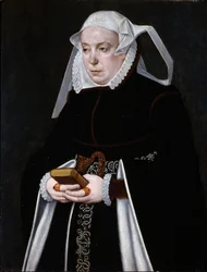 Portret kobiety, ok. 1560-70 (olej na płycie)