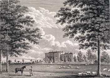 Brockwell Hall, Herne Hill, Lambeth, Londyn, 1820