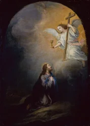 Chrystus w Ogrodzie Oliwnym (olej na płótnie)
