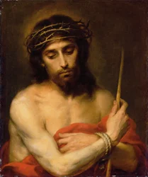 Chrystus Człowiek Boleści (olej na płótnie)