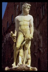 Fontanna Neptuna, detal postaci Neptuna, 1560-75