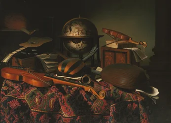 Martwa natura z instrumentami muzycznymi