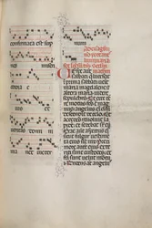 Mszał: Fl. 172: Muzyka do Alleluja itd. na początku Wielkanocy, 1469.
