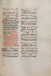 Mszał: Fl. 181: Muzyka do różnych modlitw zwyczajnych, 1469.