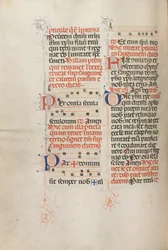 Mszał: Fl. 190v: Muzyka do różnych modlitw, 1469.