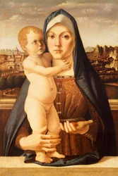Madonna z Dzieciątkiem, Bartolomeo Montagna (ca 1450-1523), 60x42 cm