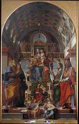 Madonna z Dzieciątkiem ze św. Andrzejem, Moniką, Urszulą i Zygmuntem