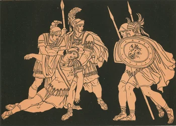 Eneasz i ciało Laususa