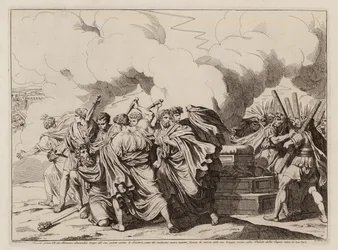 Śmierć Romulusa (akwaforta)