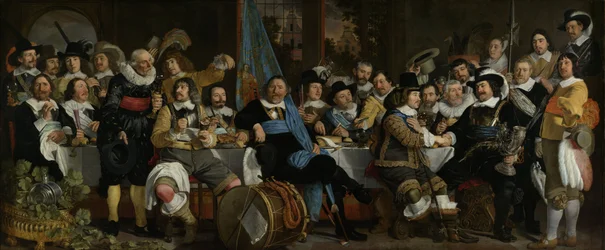 Uczta cechu kuszników z okazji pokoju w Münsterze, 1648