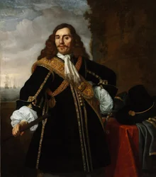 Portret kapitana Gideona de Wildta (1624-1665) - Obraz Bartholomeusa van der Helsta (1613-1670), olej na płótnie (135,8x119 cm)