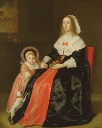 Portret matki z dzieckiem, 1644