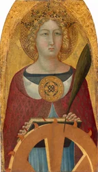 Święta Katarzyna Aleksandryjska, c. 13351340.