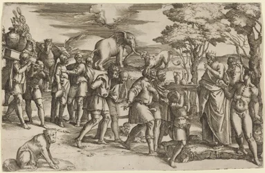 Abraham płaci dziesięcinę Melchizedekowi