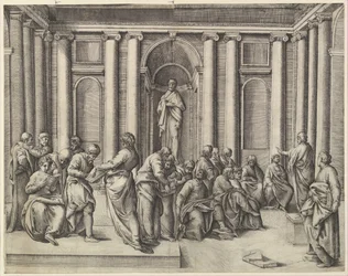Chrystus wśród lekarzy, ca. 1540-45.