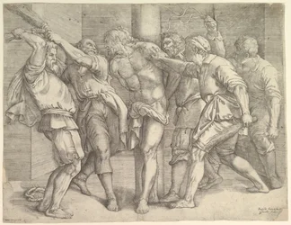 Biczowanie, ca. 1552-61.