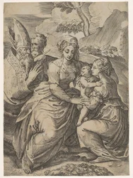 Madonna z Dzieciątkiem ze Świętymi wg Parmigianino.