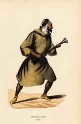 Arab z równin lub arabski wódz pustyni, Algieria