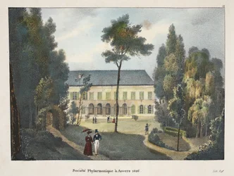 Towarzystwo Filharmoniczne w Antwerpii 1826, ok.1895 (fotochrom)