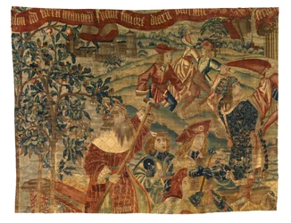 Gobelin, Jazon w poszukiwaniu złotego runa, prawdopodobnie z Tournai, ok. 1510 r. (wełna)