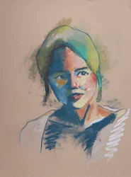 Color Study 5, 2023 (pastel na papierze)