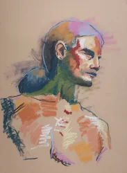 Color Study 6, 2023 (pastel na papierze)