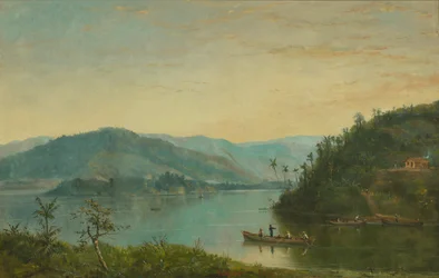 Benedito Calixto - rzeka Itanhaém, SP, 1896 r.