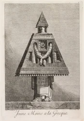 Maskarada à la Grecque: Płyta Młodego Mnicha à la Grecque 9, 1771.