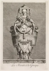 Grecka maskarada: płyta grecka panny młodej 6, 1771.