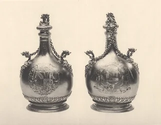 Para kolb pielgrzymich Wilhelma III, ok. 1690 (srebro złocone)