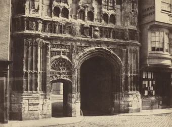 Christchurch Gateway, Canterbury, 1854, wydrukowany 1857.