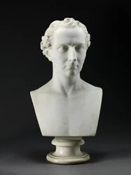 Popiersie portretowe Brata Artysty, rzeźbiarza, Johna Gibsona (1790-1866) 1837-38 (marmur z Carrary)