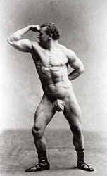 Niemiecki kulturysta Eugen Sandow