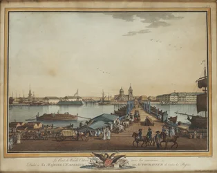 Most Wymiany na Wyspie Wasilewskiego, 1799