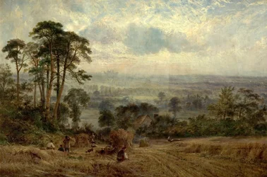 Pola kukurydzy, Wollaton Hall, Nottingham, XIX wiek