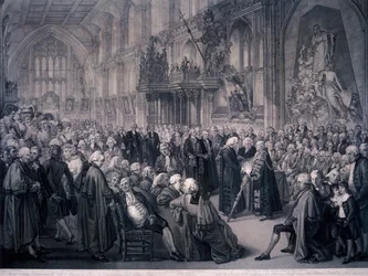 Inauguracja burmistrza Nathaniela Newnhama, Londyn, 1801 r